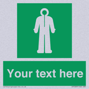 Custom sign safe condition Survival clothing